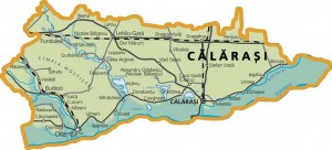 Harta judetului Calarasi