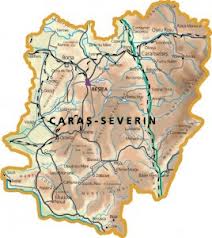 Harta judetului Caras-Severin