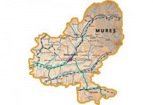 Harta judetului Mures
