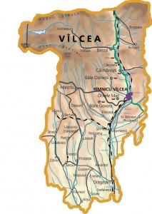 Harta judetului Valcea