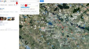 Harta google maps in judetul Mehedinti